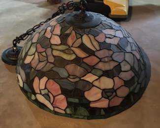 Stained Glass Hanging Lamp