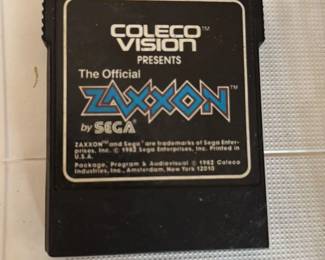 ColecoVision Zaxxon Game Cartridge