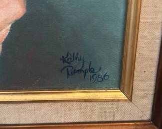 Portrait of a Man by Kathy Jo Riempp, 1986