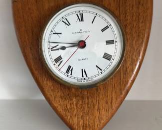 Mid Century Modern Hamilton Quartz Desk Clock