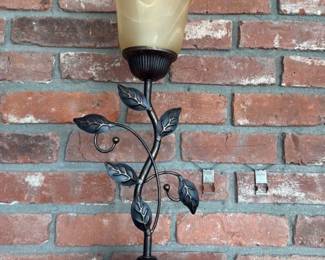 Rustic Wall Sconce with USB Ports