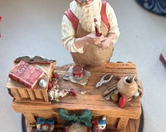 Norman Rockwell "Santa's Workshop" Heirloom Collection Figurine
