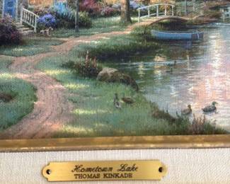 Hometown Lake by Thomas Kinkade