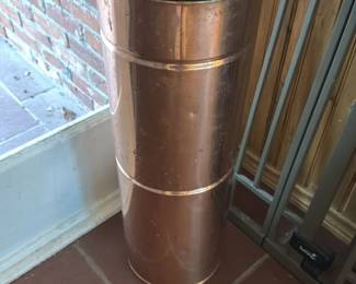 Antique Copper Coal Scuttle