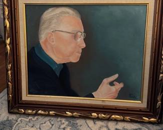 Portrait of a Man by Kathy Jo Riempp, 1986