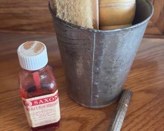 Vintage Safety Razor and Shoe Shine Kit