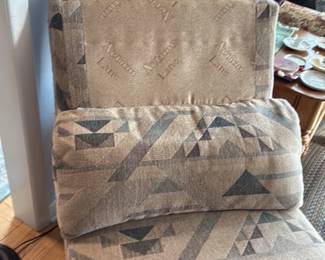 La-Z-Boy Recliner with Geometric Pattern Fabric