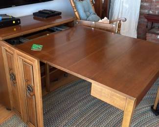 Extendable console Table with 6 Leaves
