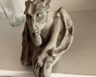 Vintage Gargoyle Sculpture