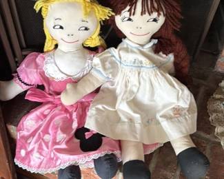 Vintage Mariani Dolls Pair
