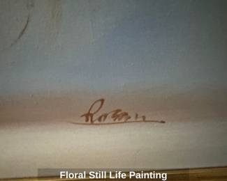 Floral Still Life Painting