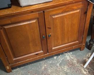 Vintage Wooden Storage Cabinet