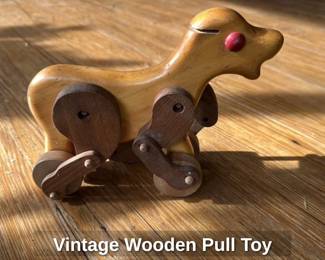 Vintage Wooden Pull toy