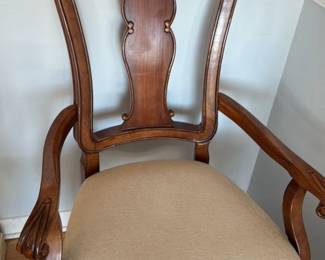 Antique Mahogany Dining Table and Chairs Set