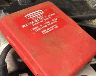 Craftsman Router bit set