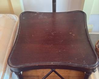 Antique Sheraton Style Mahogany Side Table
