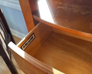 Broyhill Mid Century Modern Display Shelf with Drawer