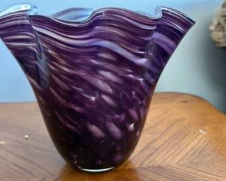 Murano Art Glass Vase