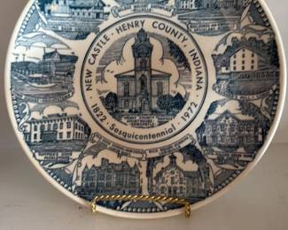 Henry County, Indiana Sesquicentennial Plate