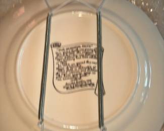 West Baptist Church Commemorative Plate