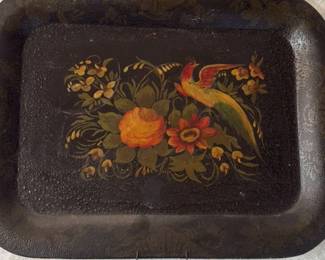 Vintage Hand Painted Tray