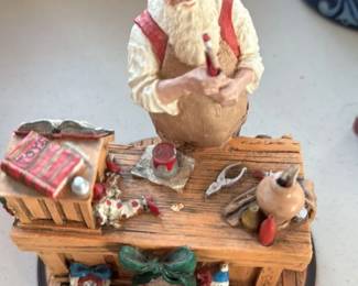 Norman Rockwell "Santa's Workshop" Heirloom Collection Figurine