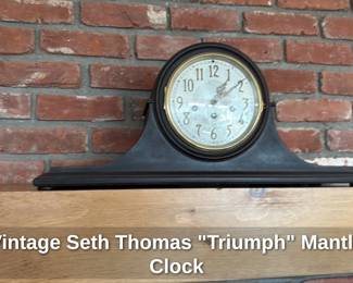 Vintage Seth Thomas "Triumph" Mantle Clock