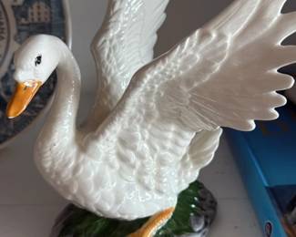Vintage Ceramic Goose Figurine