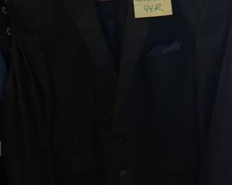 Men's Black Calvin Klein Suit Jacket