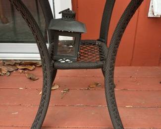Wicker Patio Set with Table and Chairs