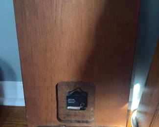 Rustic Horse and Compass Wall Clock