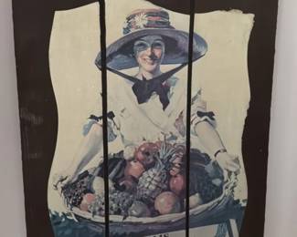 Adams California Fruit Gum Advertising Panel