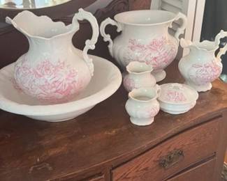 Victorian Wash Basin and Pitcher Set