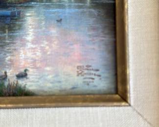 Hometown Lake by Thomas Kinkade