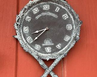 Benfeathers "Live the Moment" Garden Clock