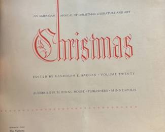 The Christmas Annual of Christmas Literature and Art, Volume 20