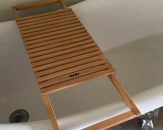 Wooden Bathtub Caddy