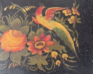 Vintage Hand Painted Tray