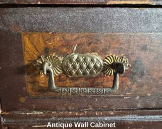 Antique wall cabinet