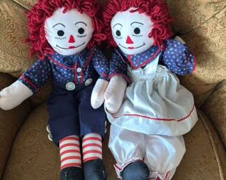Raggedy Ann and Andy Dolls