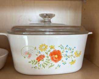 CorningWare "Wildflower" Casserole Dish