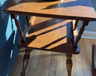 Antique Spindle Turned Candlestand