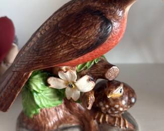 Holt Howard "Robin on Branch" Ceramic Figurine