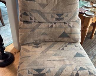 La-Z-Boy Recliner with Geometric Pattern Fabric