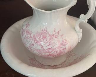 Victorian Wash Basin and Pitcher Set