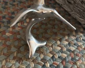 Sterling Silver Dolphin Figurine