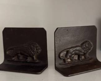 Antique Cast Iron Monkey Bookends