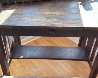 Antique Wooden Book Press