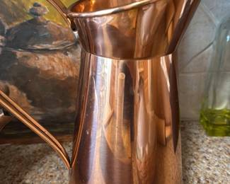Old World Coppersmith Ltd. Solid Copper Pitcher