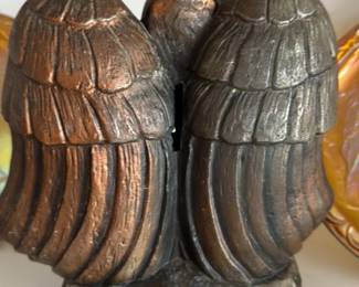 Bronze Tone Owl Bank